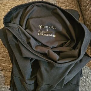 Enerful Black Maternity Leggings